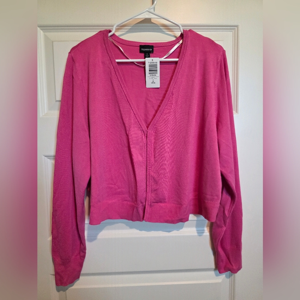 Talbots Pink Cardigan Sweater